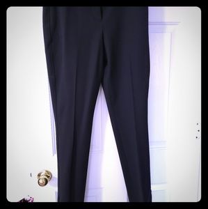 Black slim leg pants